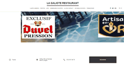 Desktop Screenshot of lagalioterestaurant.com